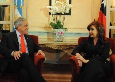 Cristina agradeci� a Pi�era el respaldo por Malvinas