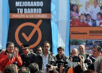 Scioli convoc� a los vecinos de San Fernando a "profundizar el cambio"