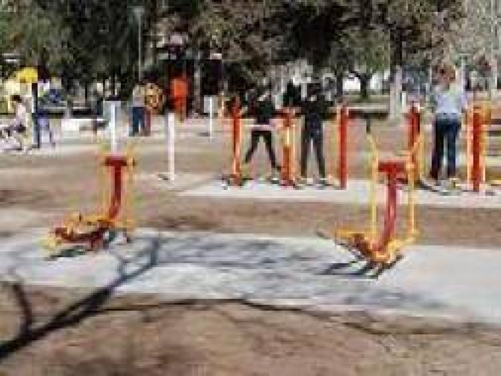 Baha Blanca: Nueva pista de salud en Parque de Mayo