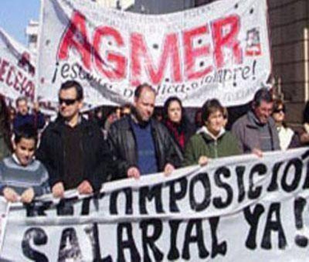 Los docentes nucleados en Agmer definieron dos paros de 48 horas