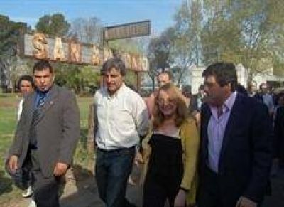 Alicia Kirchner y Mariotto en Areco 