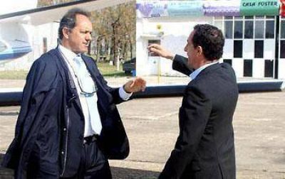 El intendente Guti�rrez recibi� al gobernador Scioli en su paso por Pergamino
