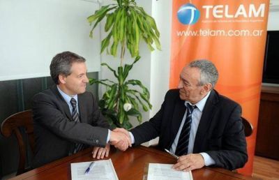 El Municipio firm� un convenio con T�lam