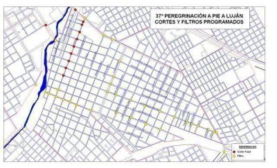 LUJ�N - OPERATIVO PREVISTO PARA LA PEREGRINACI�N DE LA JUVENTUD, QUE SE LLEVAR� A CABO EL PR�XIMO FIN DE SEMANA
