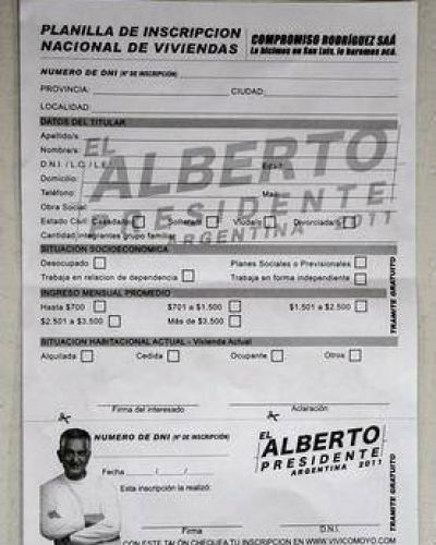 "Viv� como yo": la incre�ble promesa de campa�a de Rodr�guez Sa�