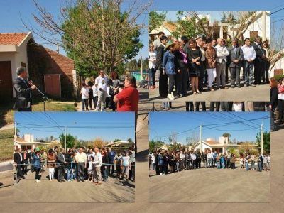 Pavimento Para todos: Inauguraron 20 cuadras pavimentadas en Juana Koslay