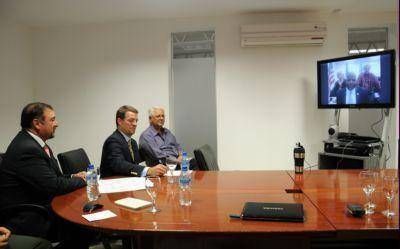 El intendente Isa mantuvo una videoconferencia de trabajo con su par estadounidense de Columbia