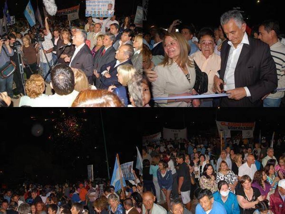 El Gobierno inaugur� el segundo tramo del Corredor Vial Central y el Parque Lineal 