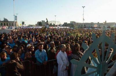 Un mill�n de fieles llegaron hasta la Bas�lica en todo el fin de semana