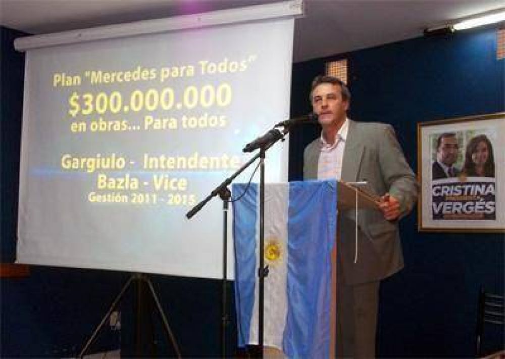 Gargiulo present el Plan "Mercedes para Todos" - $ 300.000.000 en obras pbicas para los prximos 4 aos