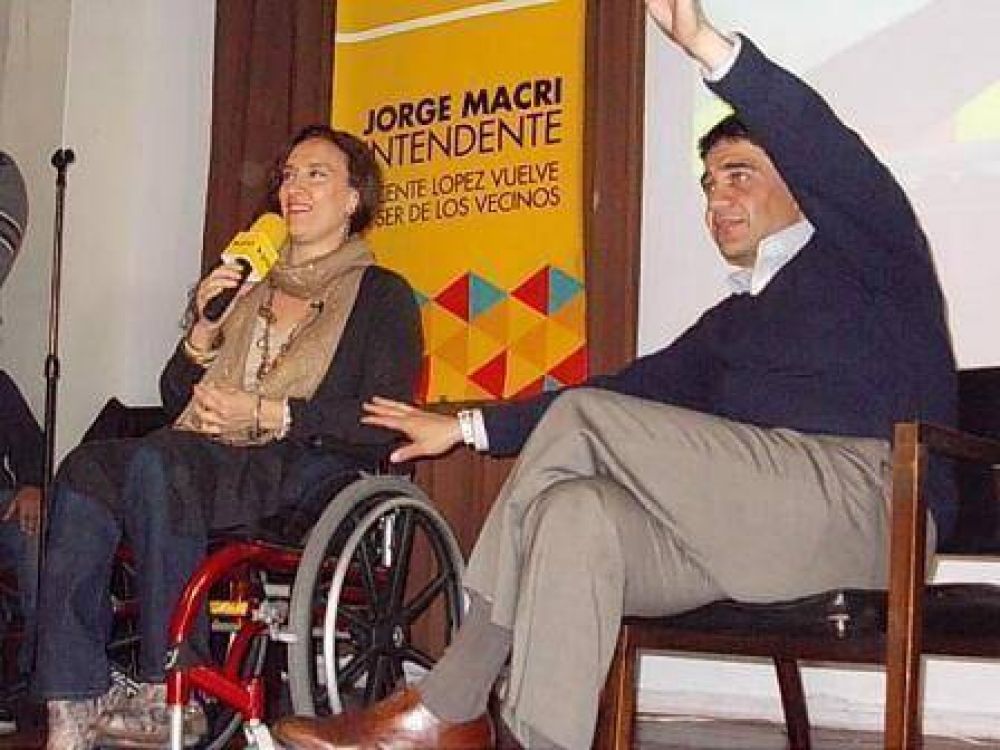Gabriela Michetti visit� Vicente L�pez en apoyo a Jorge Macri