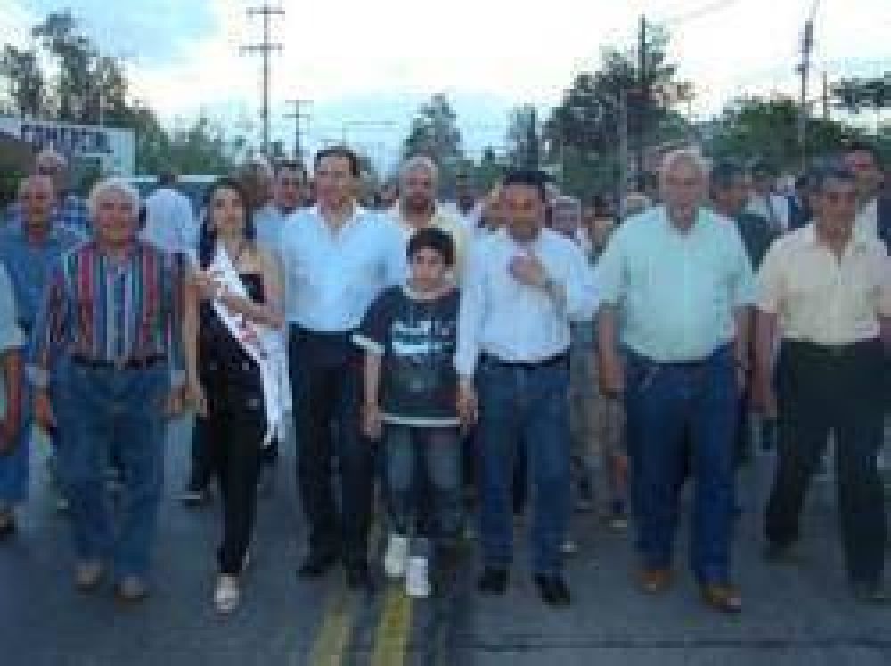 Inauguraron las obras en la ruta provincial 24