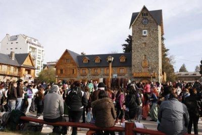 Inusual movimiento en Bariloche