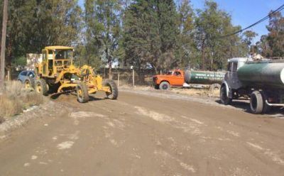 Comenzaron a reparar las calles m�s perjudicadas por la lluvia