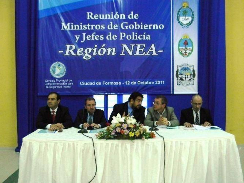Jorge Franco abord� el narcotr�fico y trata de personas en la reuni�n del Consejo Federal de Seguridad Interior NEA 