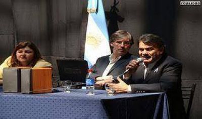 Jorge Rivas estuvo en Quilmes para apoyar a Guti�rrez 