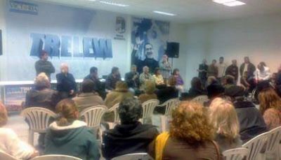El FpV se reuni� con la militancia en Trelew