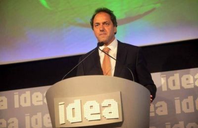 La idea de Scioli, crear m�s trabajo