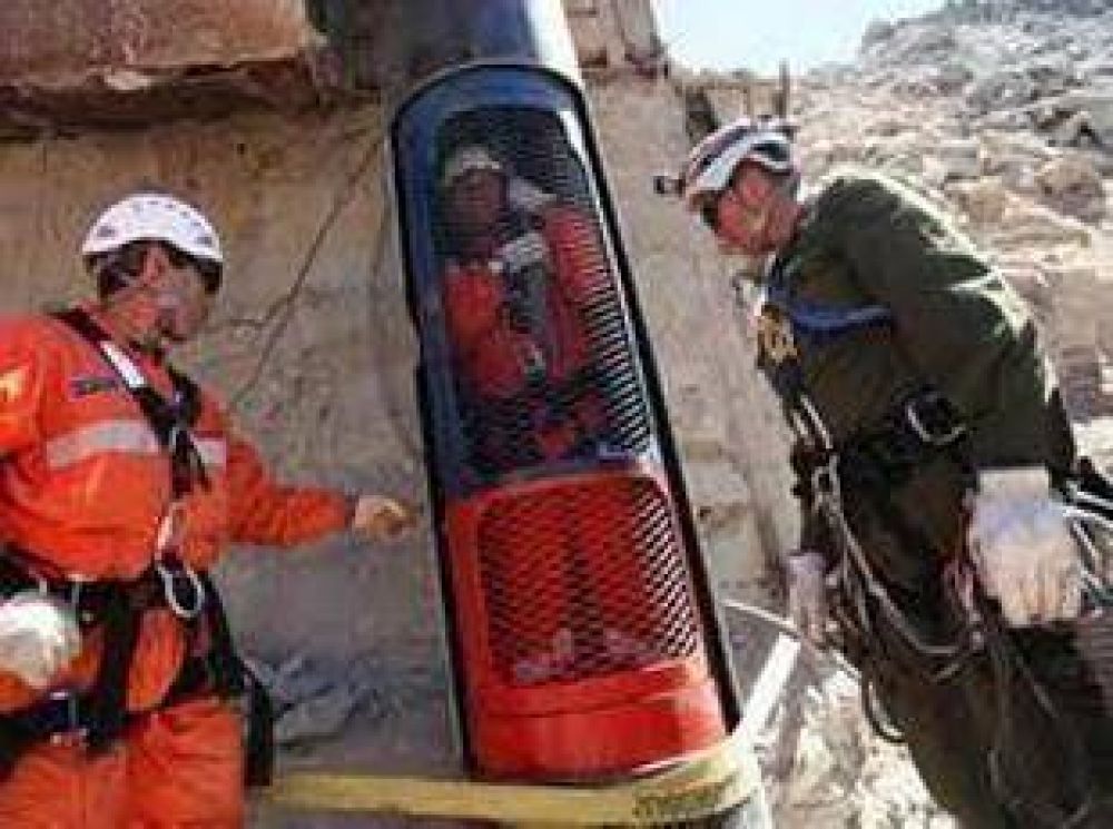 La c�psula que rescat� a los 33 mineros chilenos estar� en San Juan