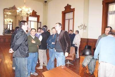Reuni�n de productores de porcinos 