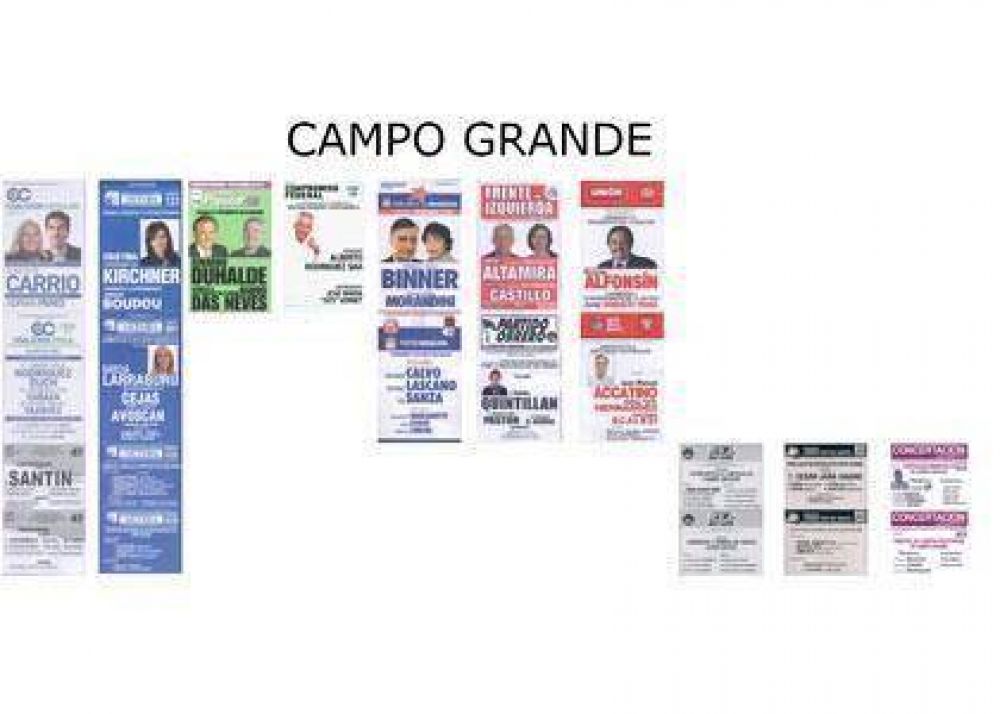 Elecciones del 23 de octubre: Las boletas ciudad por ciudad