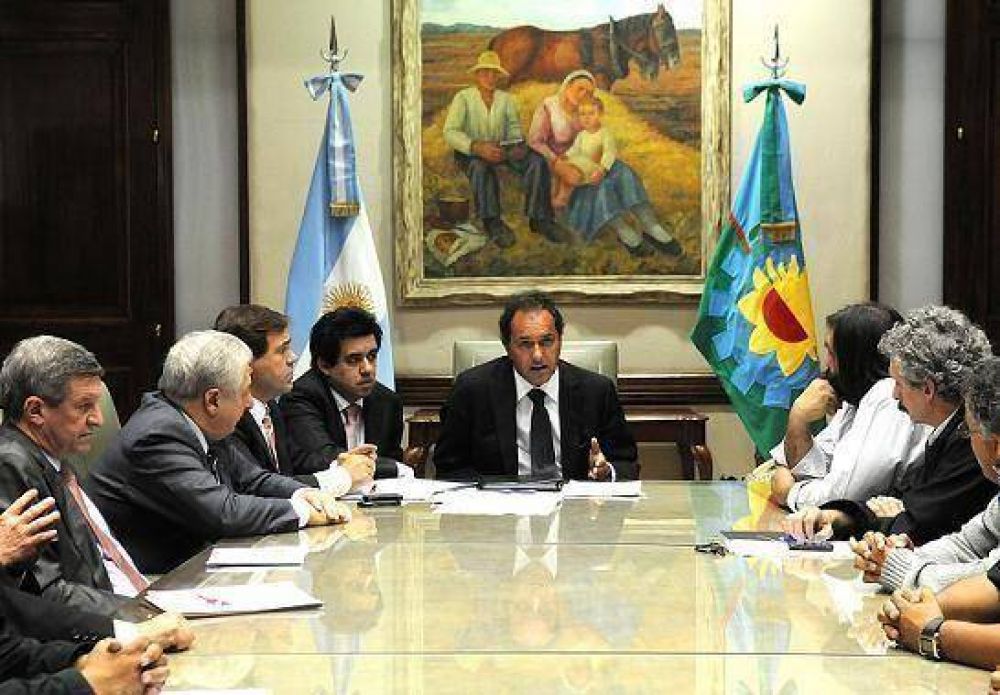 Scioli recibi� a la CTA bonaerense