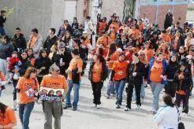 Una Caminata y cierre de campa�a
