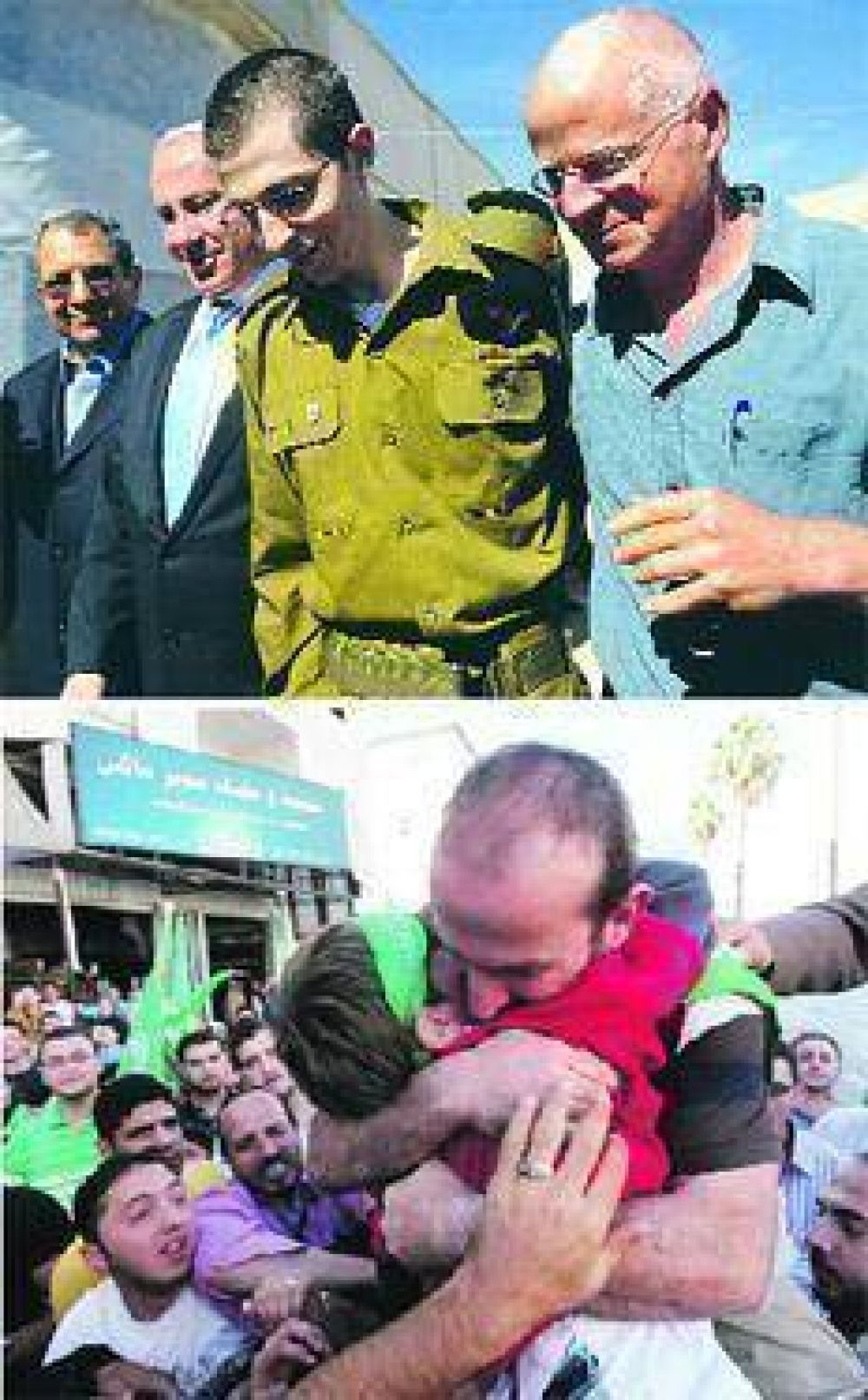 Festejo en Israel y en Palestina por el canje