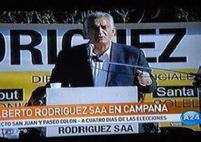 Rodr�guez Sa� encabez� acto junto a Castells