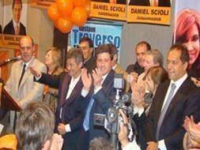 Scioli y Mariotto respaldaron a Traverso en Jun�n