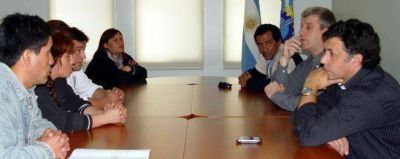 Fueron recibidos por Eliceche y L�zaro