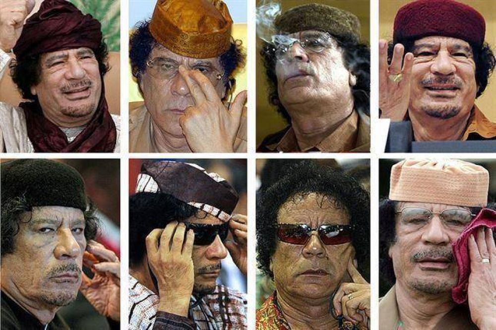 Khadafy, un l�der desafiante y belicoso hasta el final