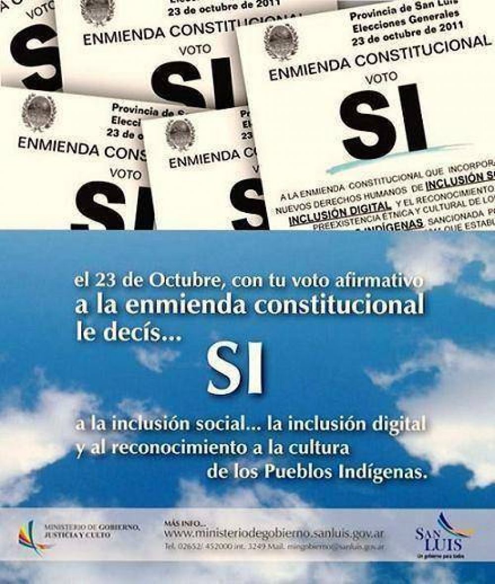 San Luis podr� decirle SI a la inclusi�n social, digital y a las culturas originarias
