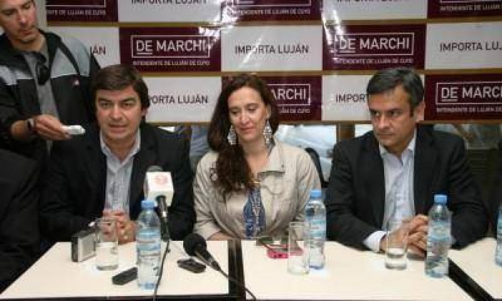 Michetti estuvo en Mendoza para apoyar a los candidatos del PD