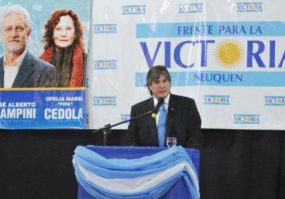 Boudou cerr� la campa�a en Neuqu�n