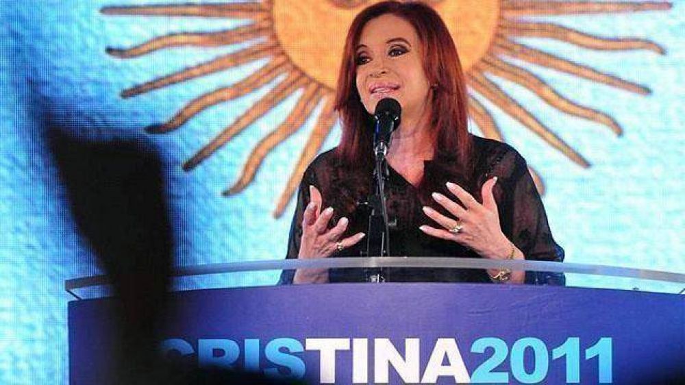 Cristina Fern�ndez nombr� entrerrianos en su discurso de reelecci�n