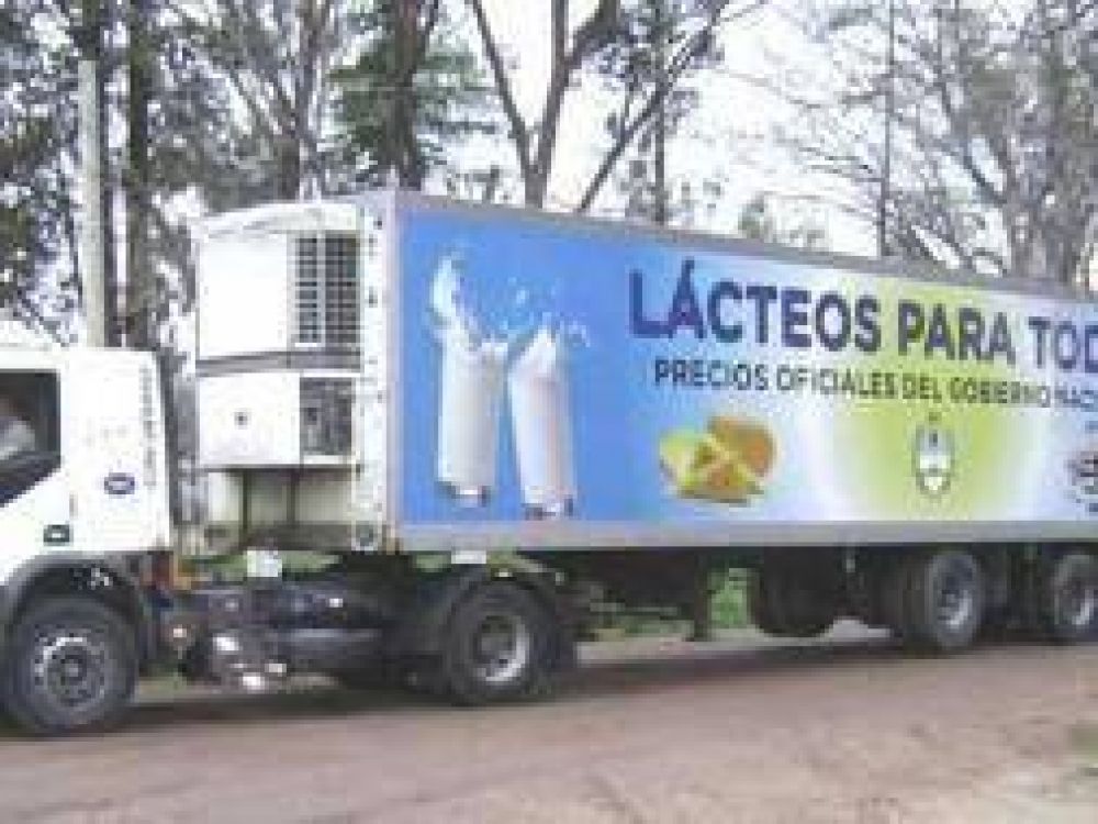 General Villegas: Llega el cami�n de "L�cteos para todos"