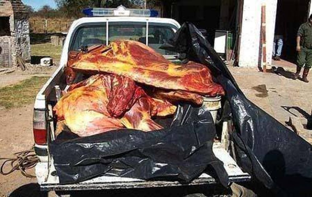 Allanamientos en Col�n por faena vacuna ilegal