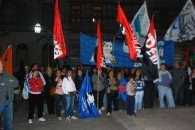 En la Plaza Mitre realizaron un emotivo homenaje a Kirchner