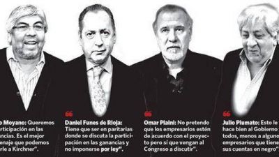 Los empresarios rechazan repartir las ganancias, pero la CGT insiste