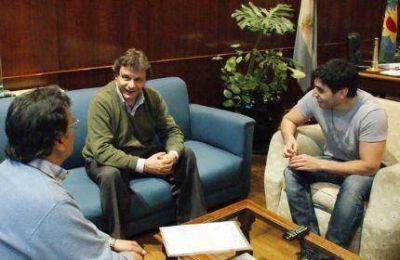 Pulti se reuni� con los diputados Facundo Moyano y H�ctor Mart�nez