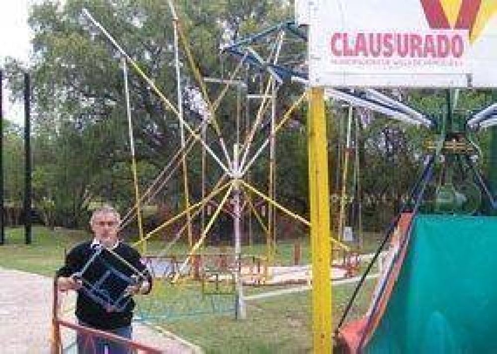 Merlo: por fallas de seguridad, clausuraron un parque de juegos