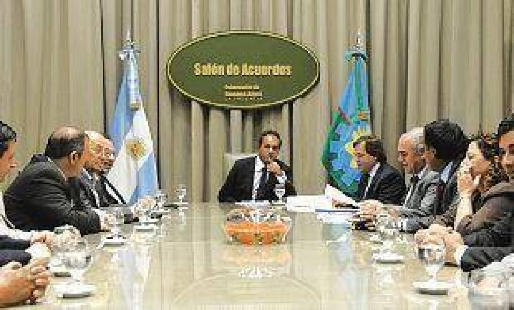 Scioli reuni� intendentes electos del interior de la provincia