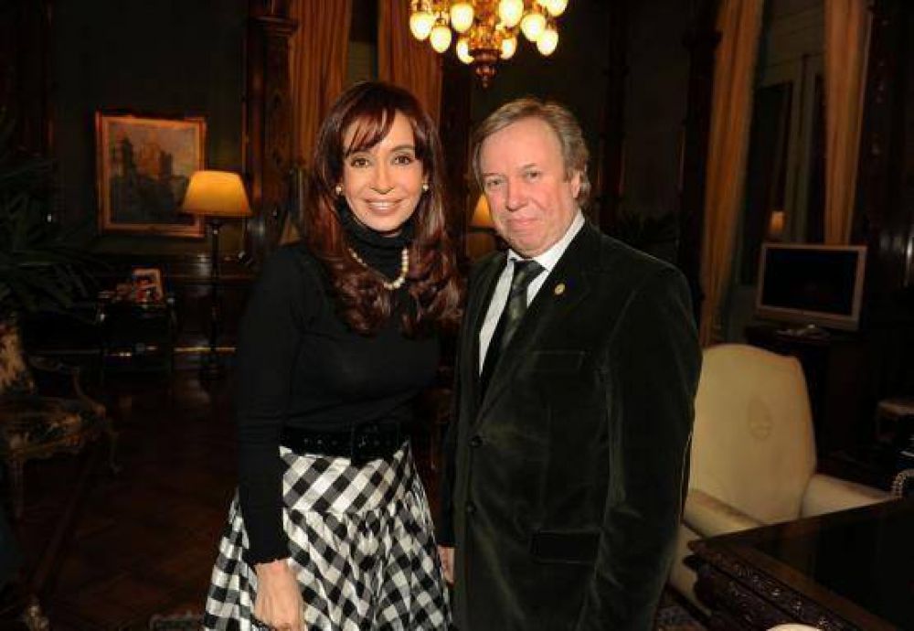 En la residencia de olivos CFK recibi� a Peralta