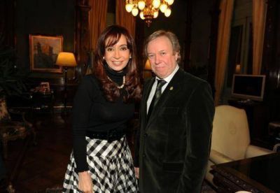 En la residencia de olivos CFK recibi� a Peralta
