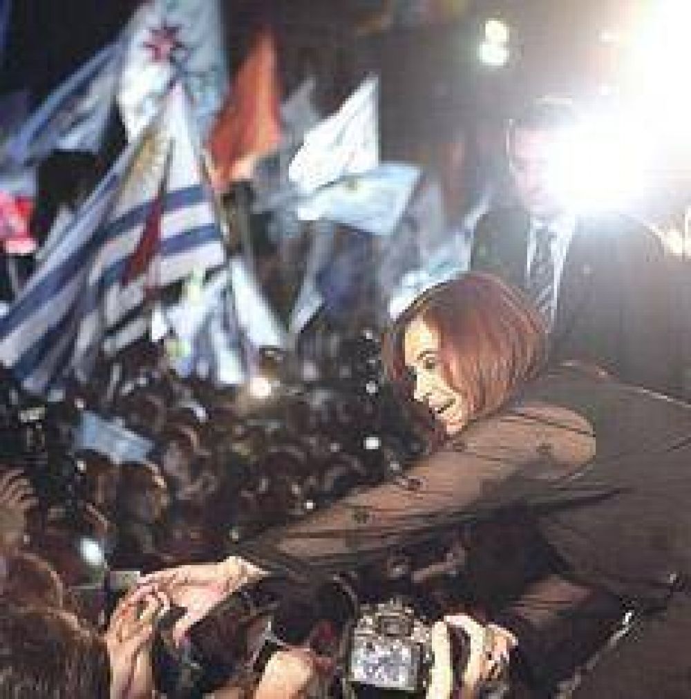 CFK super� el 54 por ciento de los votos