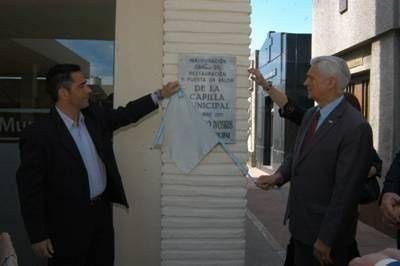 SAN MART�N - IVOSKUS INAUGUR� LA REMODELADA CAPILLA DEL CEMENTERIO MUNICIPAL 