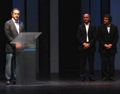 El Gobernador inaugura el Festival Internacional de Cine de Mar del Plata