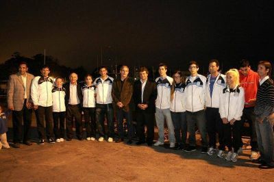GRAL. PUEYRRED�N - El municipio reconoci� a los deportistas marplatenses que participaron de los Juegos Panamericanos