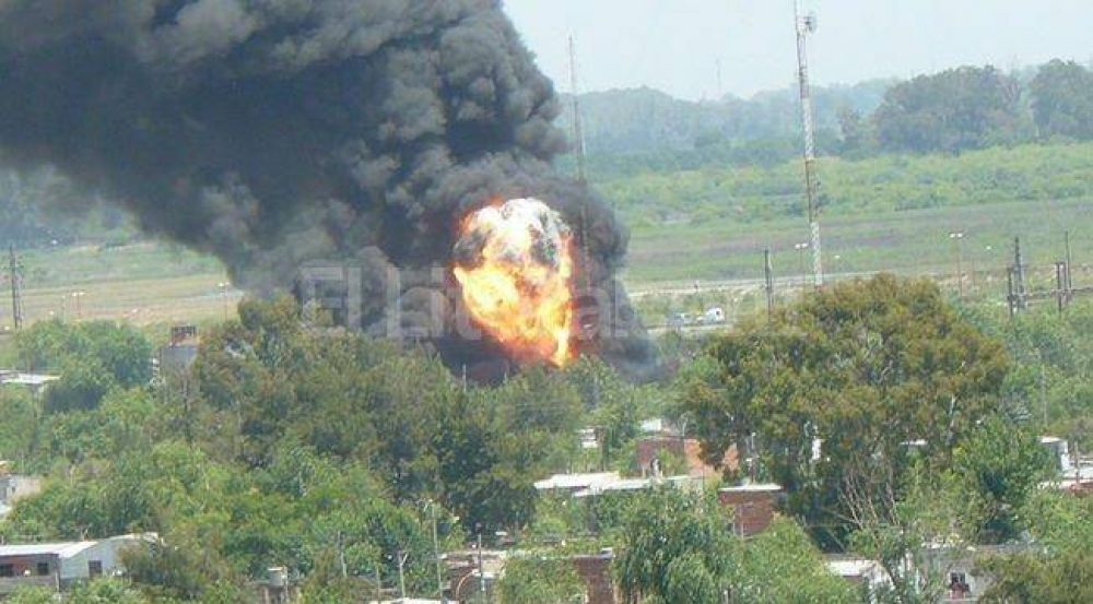 Fuego en Santa Fe Oeste